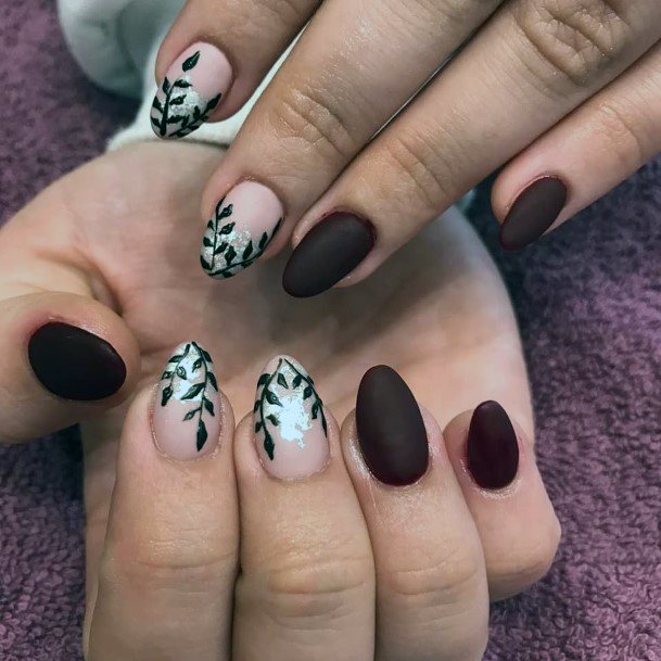 Matte Chocolate Nails November Designs Art