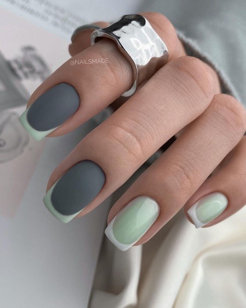 Matte Fall Womens Nails