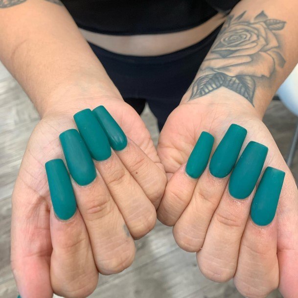 Matte Green Matte Green Nail Designs For Women