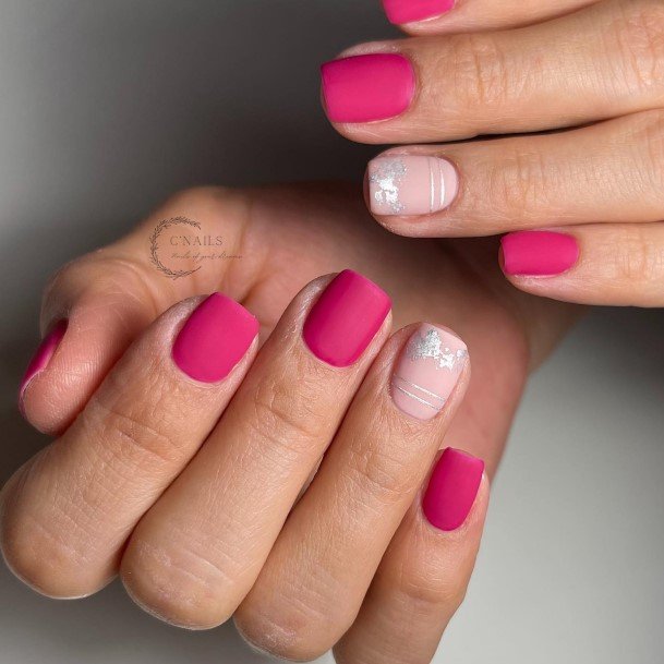 Matte Nail Feminine Designs