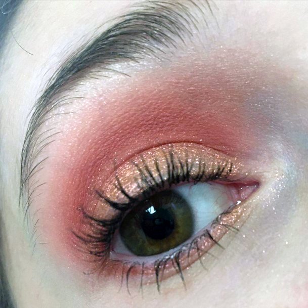 Matte Soft Coral Eyeshadow Women