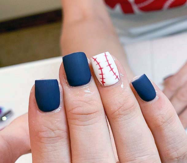 Matte Sport Nails For Women