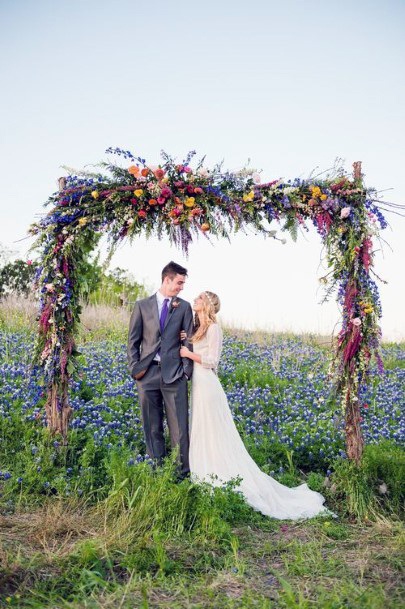 May Flower Wedding Arch