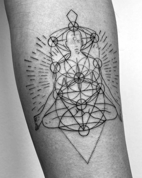 Meditation Girls Tattoo Ideas