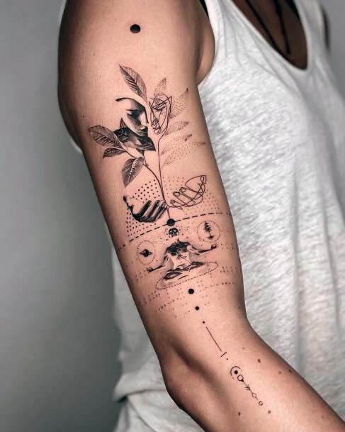 Meditation Tattoo For Ladies