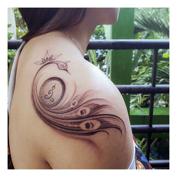 Meditation Womens Tattoo Designs