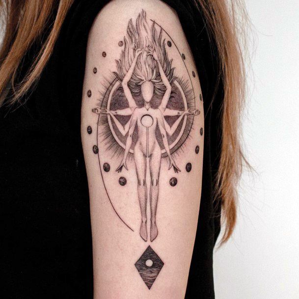 Meditation Womens Tattoo Ideas