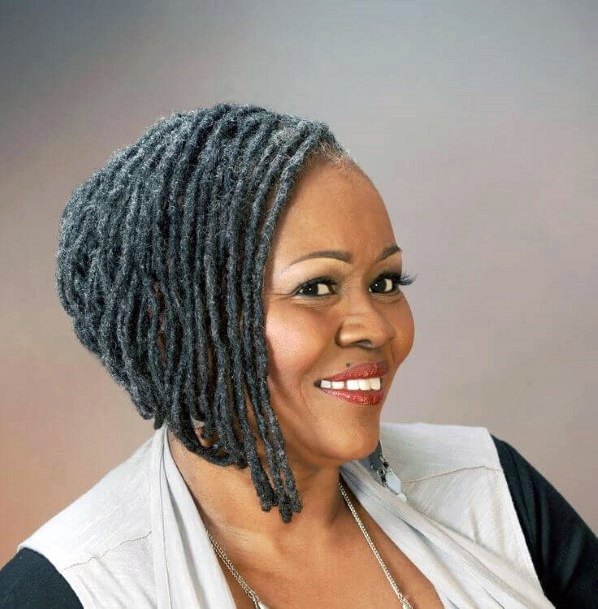 Medium Length Hairstyles For Women Over 50 Deep Side Part Dreadlocks Bob