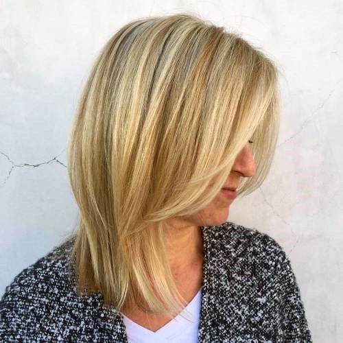 Medium Length Hairstyles For Women Over 50 Gorgeous Honey Blonde