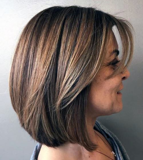 Medium Length Hairstyles For Women Over 50 Professional Smooth Bob