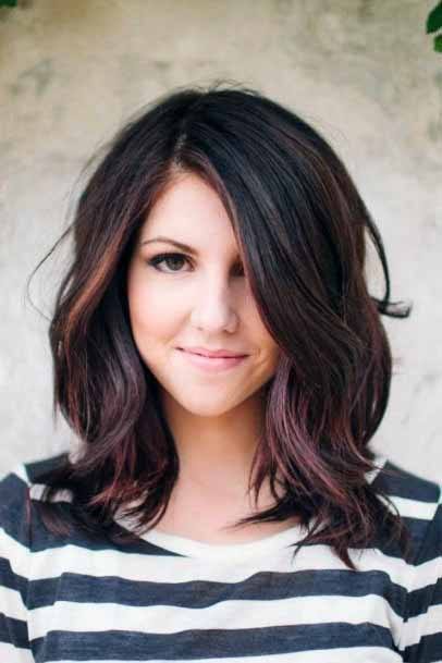 Medium Length Layered Hairstyles For Thick Wavy Hair