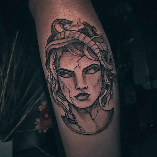 Medusa Female Tattoo Designs