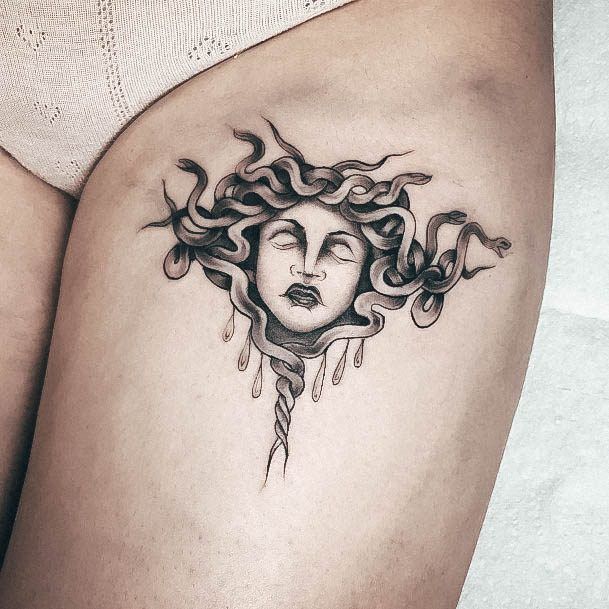 Medusa Tattoo Designs For Girls