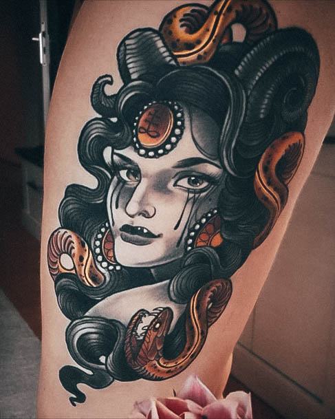 Medusa Tattoo Designs For Women