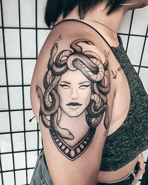 Medusa Tattoos For Girls