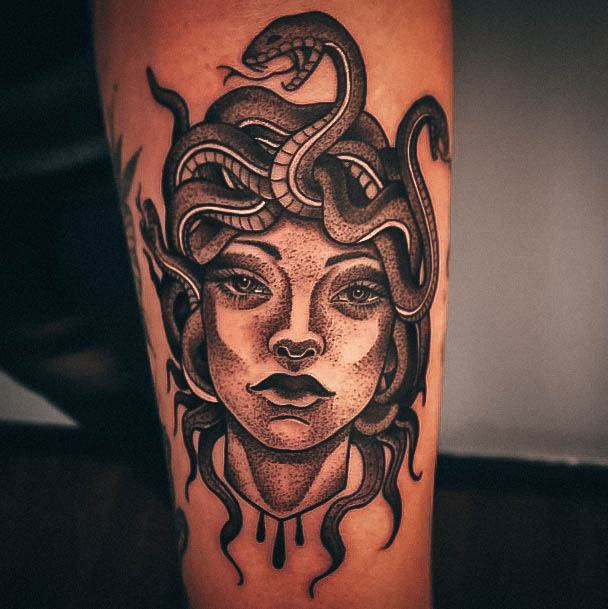 Top 100 Best Medusa Tattoos For Women - Greek Mythology Design Ideas