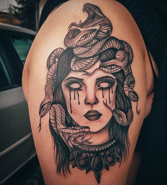 Medusa Womens Tattoo Ideas