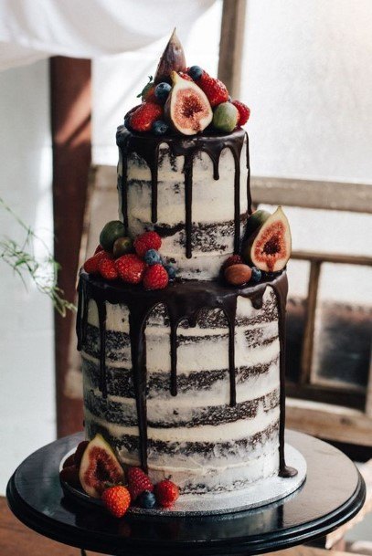 Melting Chocolate Wedding Cake