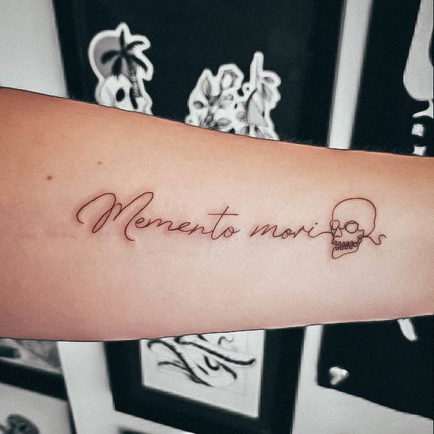 Memento Mori Tattoos Feminine Ideas