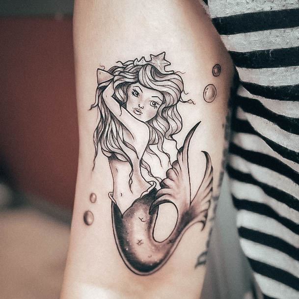 Mermaid Girls Tattoo Ideas