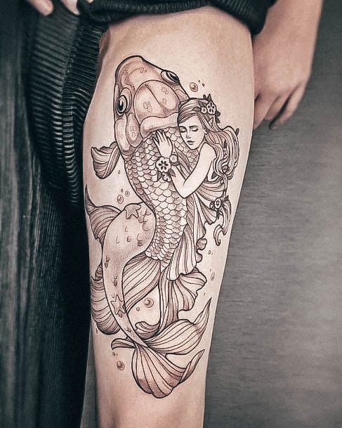 Mermaid Tattoo Design Inspiration For Women