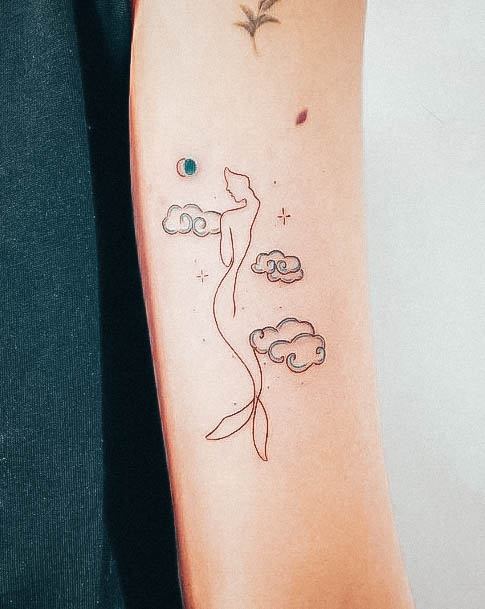 Mermaid Tattoo For Ladies