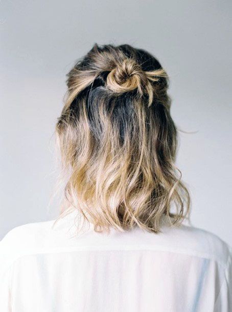 Messy Bun Women Hairstyle