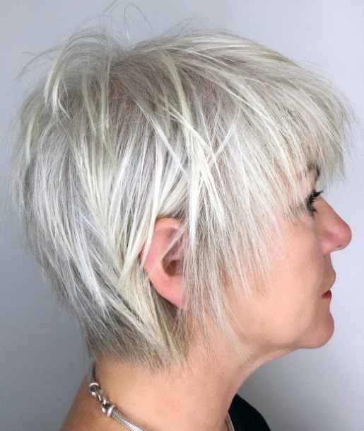 Messy Pixie Short Haircuts For Women Over 50