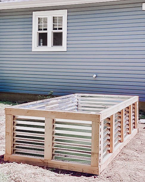 Metal Backyard Garden Box Ideas