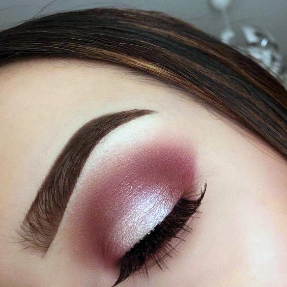 Metallic Pink Womens Eyeshadow Ideas