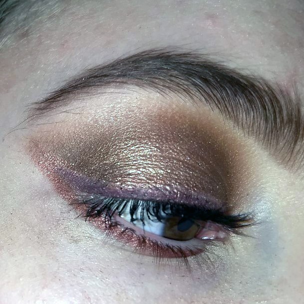 Metallic Sheen Womens Copper Eyeshadow