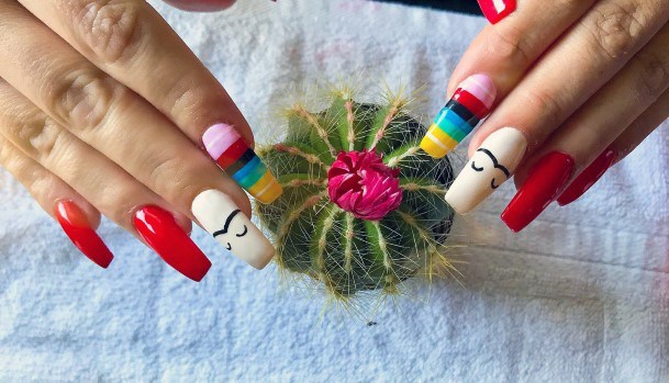 Mexican Nails Feminine Ideas