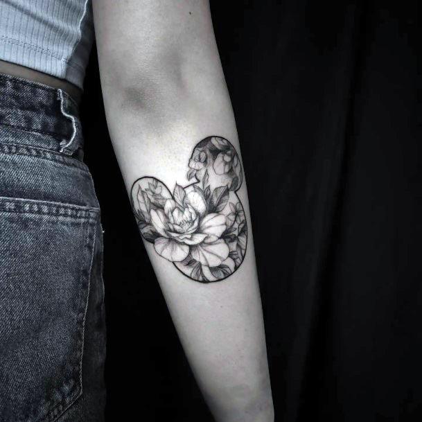 Mickey Mouse Female Tattoo Designs