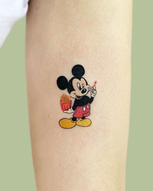 Mickey Mouse Girls Tattoo Ideas