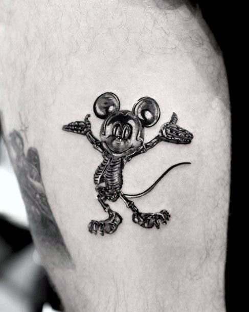 Mickey Mouse Tattoo Design Inspiration For Women