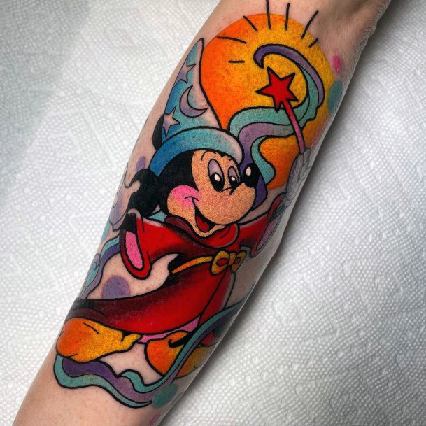 Mickey Mouse Tattoo Feminine Designs