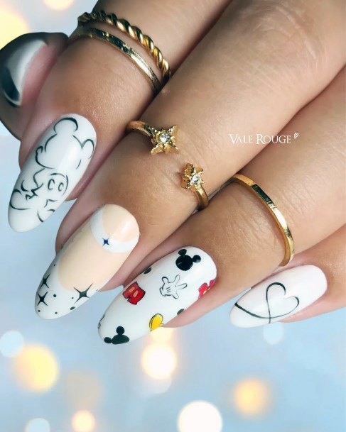 Mickey Mouse Womens Nail Ideas