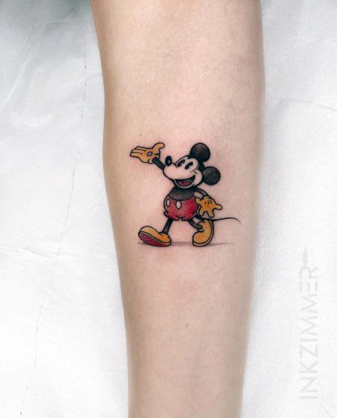 Mickey Mouse Womens Tattoo Ideas