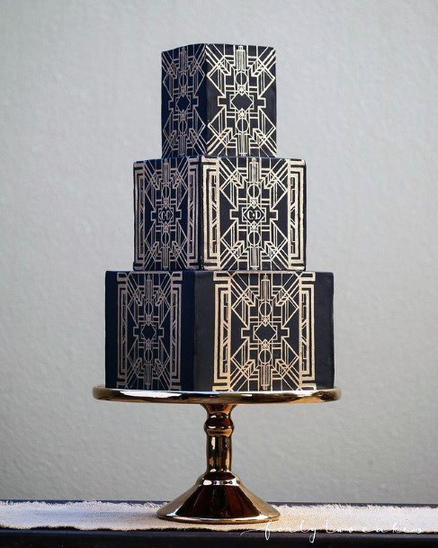 Middle Eastern Decor Womens Wedding 3 Tier Cake