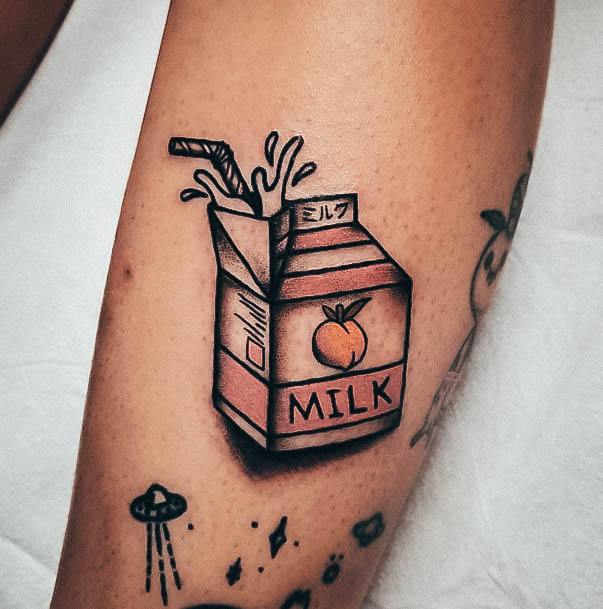 Milk Tattoo Design Inspiration For Women