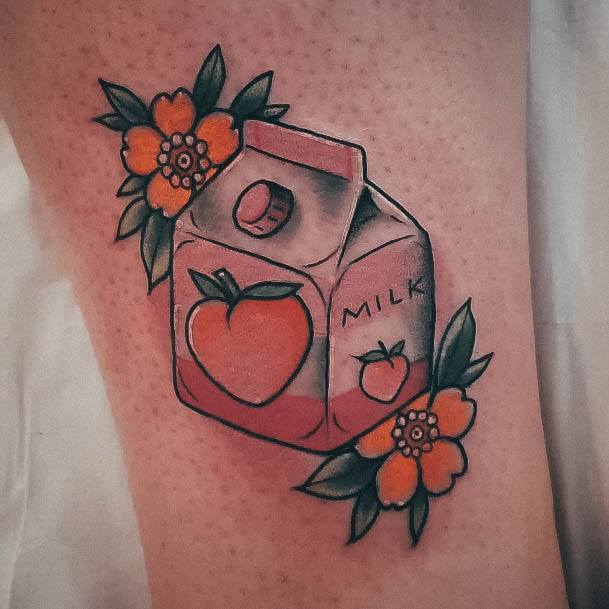 Milk Tattoo For Ladies