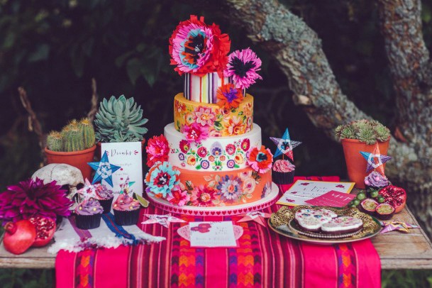 Mind Blowing Colored Mexican Wedding Decorations