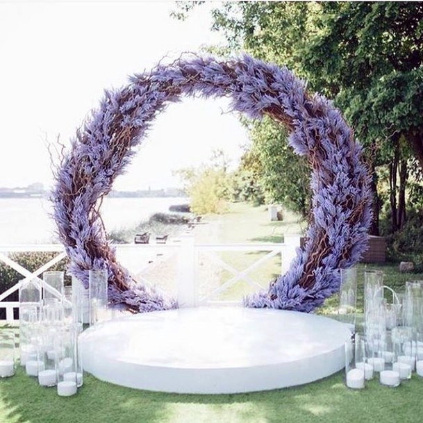 Mind Blowing Lavender Circular Platform