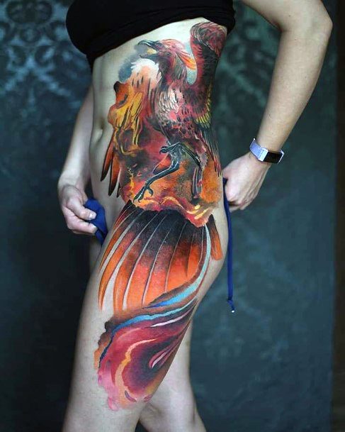 Top 100 Best Phoenix Tattoo Ideas For Women - Mesmerizing Mystical Designs