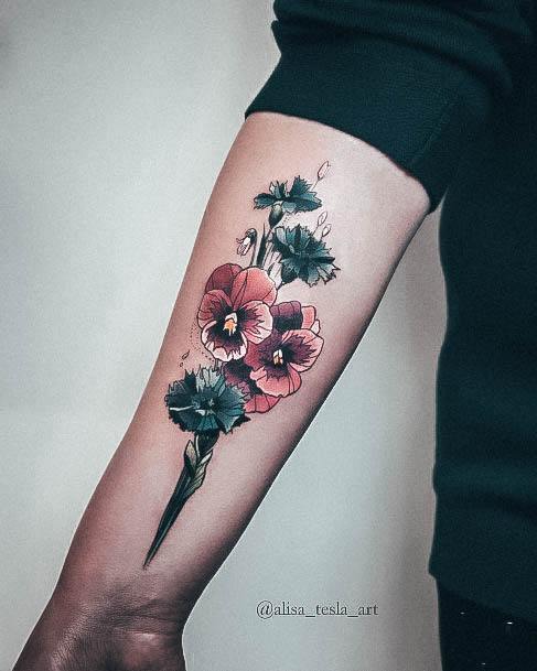 Minimal Beautiful Tattoo For Women