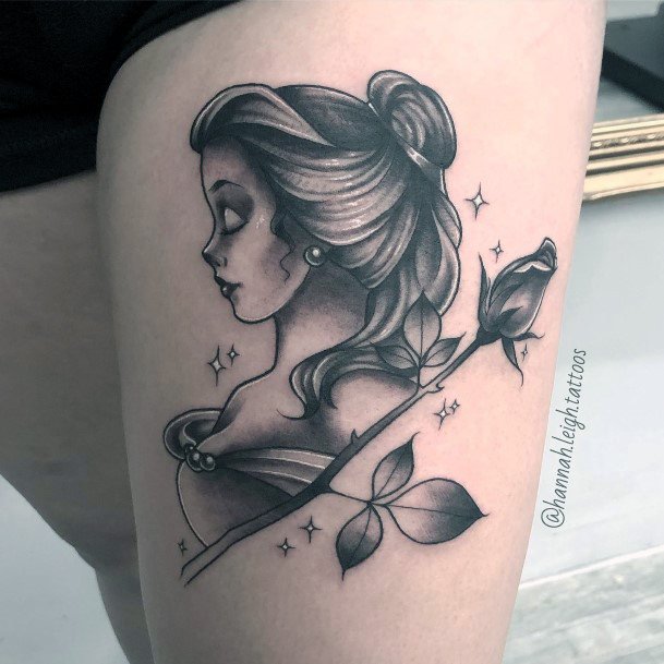 Minimal Belle Tattoo For Women