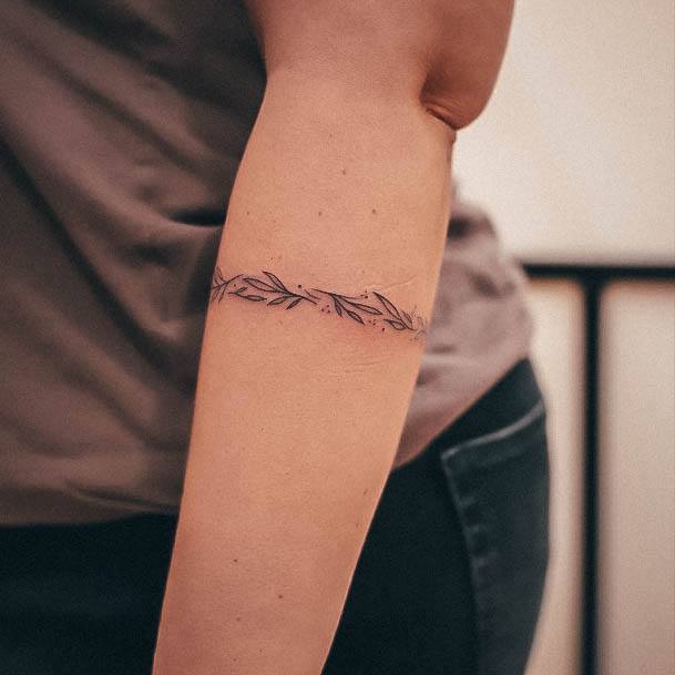 Minimal Bracelet Tattoo For Women