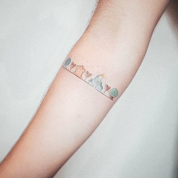 Minimal Disney Tattoo For Women