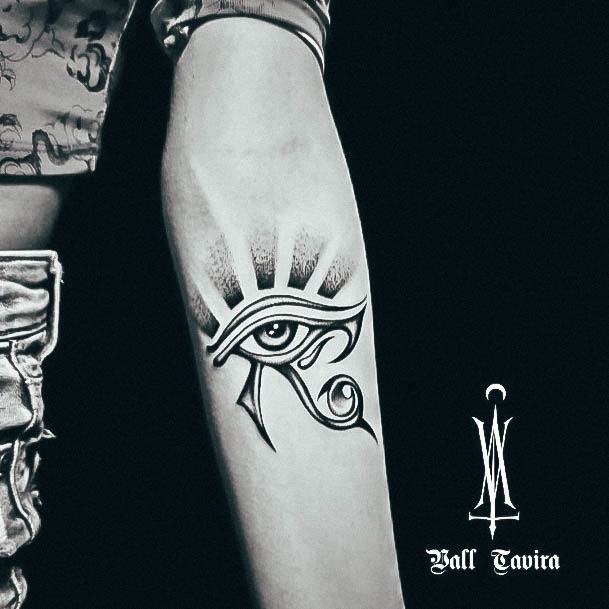 Minimal Eye Of Horus Tattoo For Women