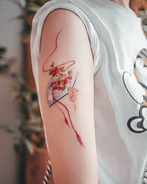 Minimal Floral Tattoo For Women